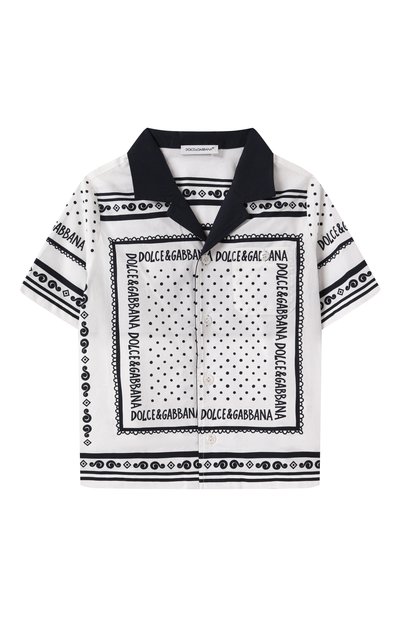 Хлопковая рубашка DOLCE & GABBANA, арт. L14S37/FI5KQ