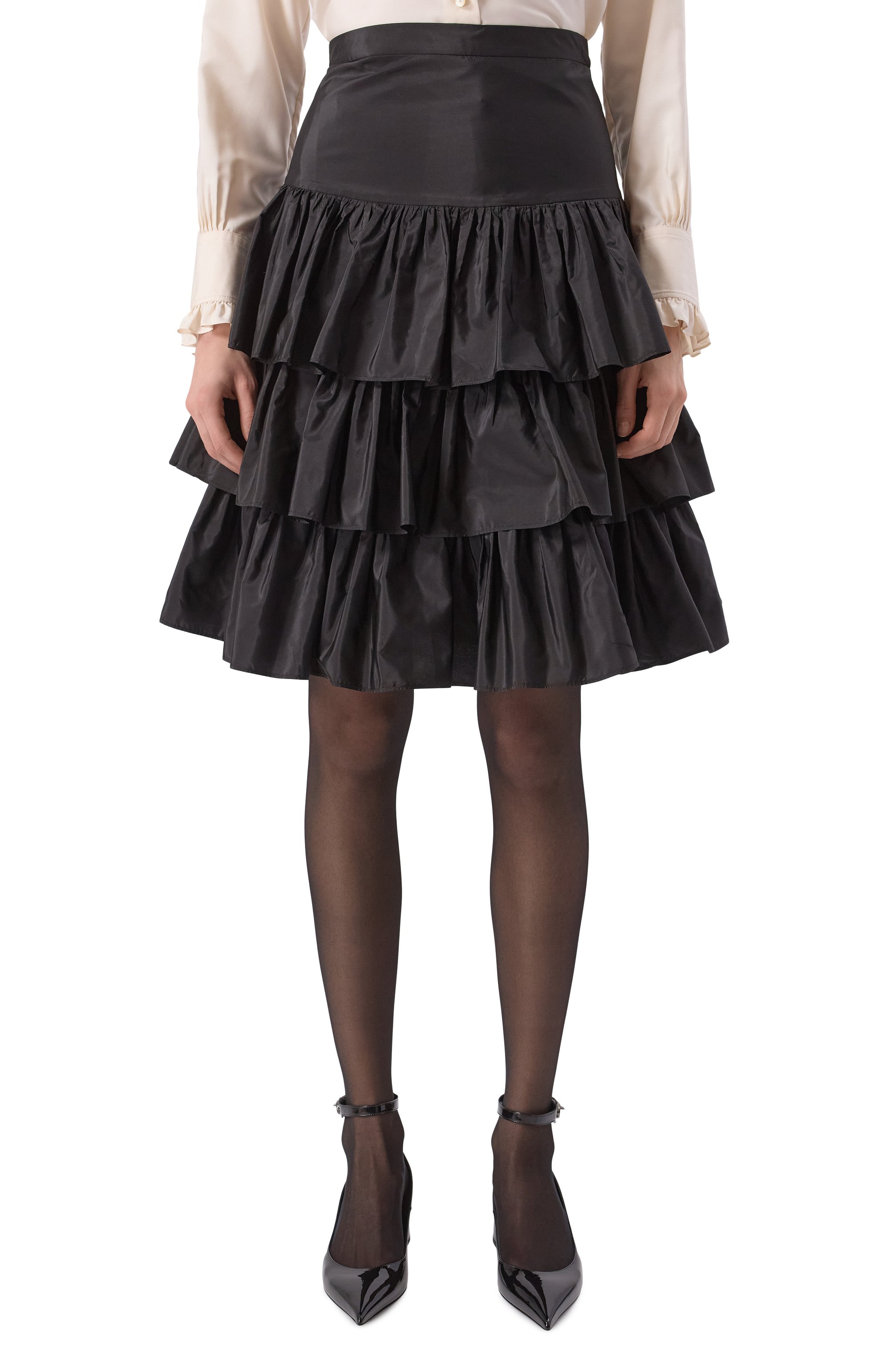 Шелковая юбка VALENTINO, арт. 6B3RACH1917, фото 3