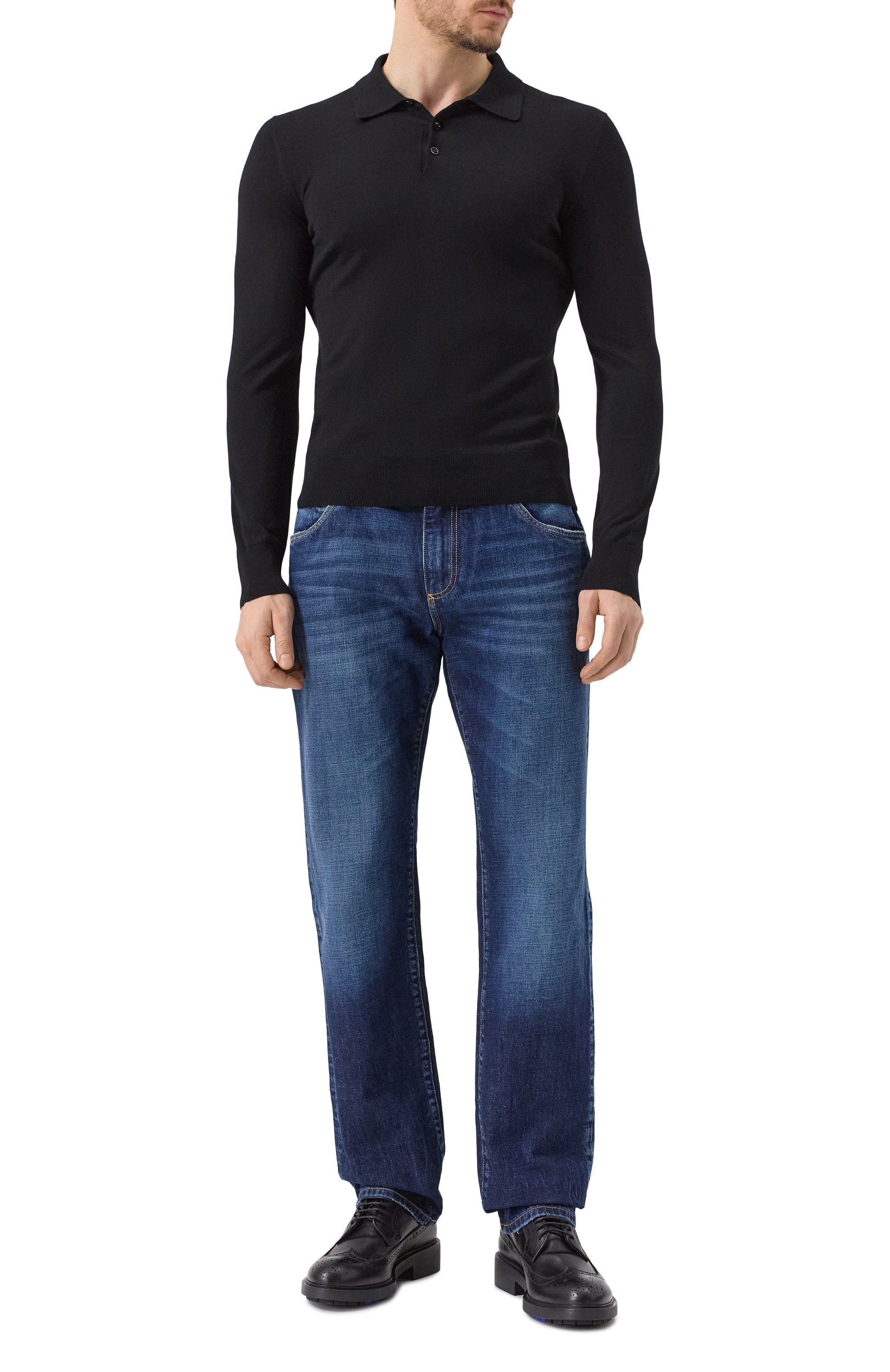 Шерстяное поло DOLCE & GABBANA, арт. GXZ25T/JCVZS, фото 2