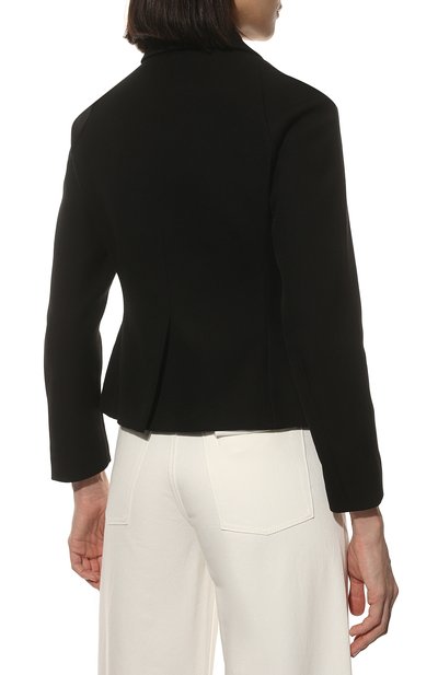 Хлопковый жакет DRIES VAN NOTEN черного цвета по цене 89950 руб., арт. 221-010420-4213, фото 4 Хлопковый жакет DRIES VAN NOTEN, арт. 221-010420-4213, фото 4