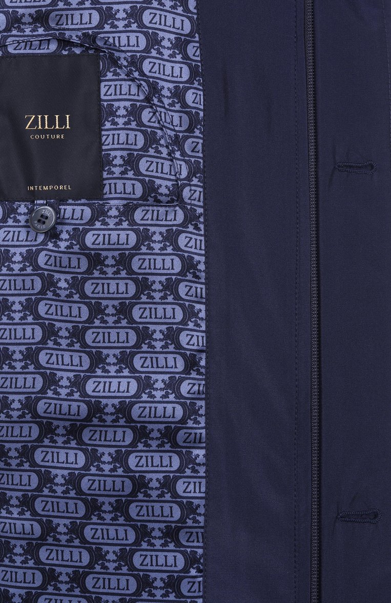 Плащ из шелка и шерсти ZILLI, арт. ATIMH1M0619VPIP00/62, фото 1