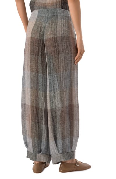 Льняные брюки GIORGIO ARMANI, арт. GW000642/TE13792, фото 4