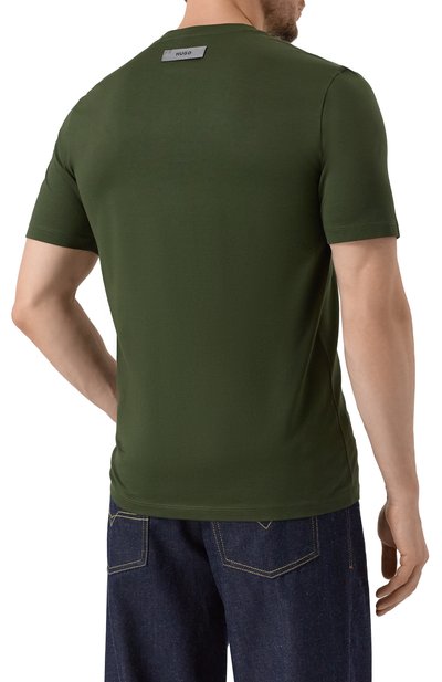 Хлопковая футболка HUGO, арт. 50542969, фото 4