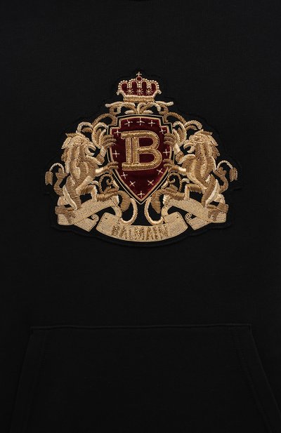 Хлопковое худи BALMAIN, арт. UH03642/J928, фото 5