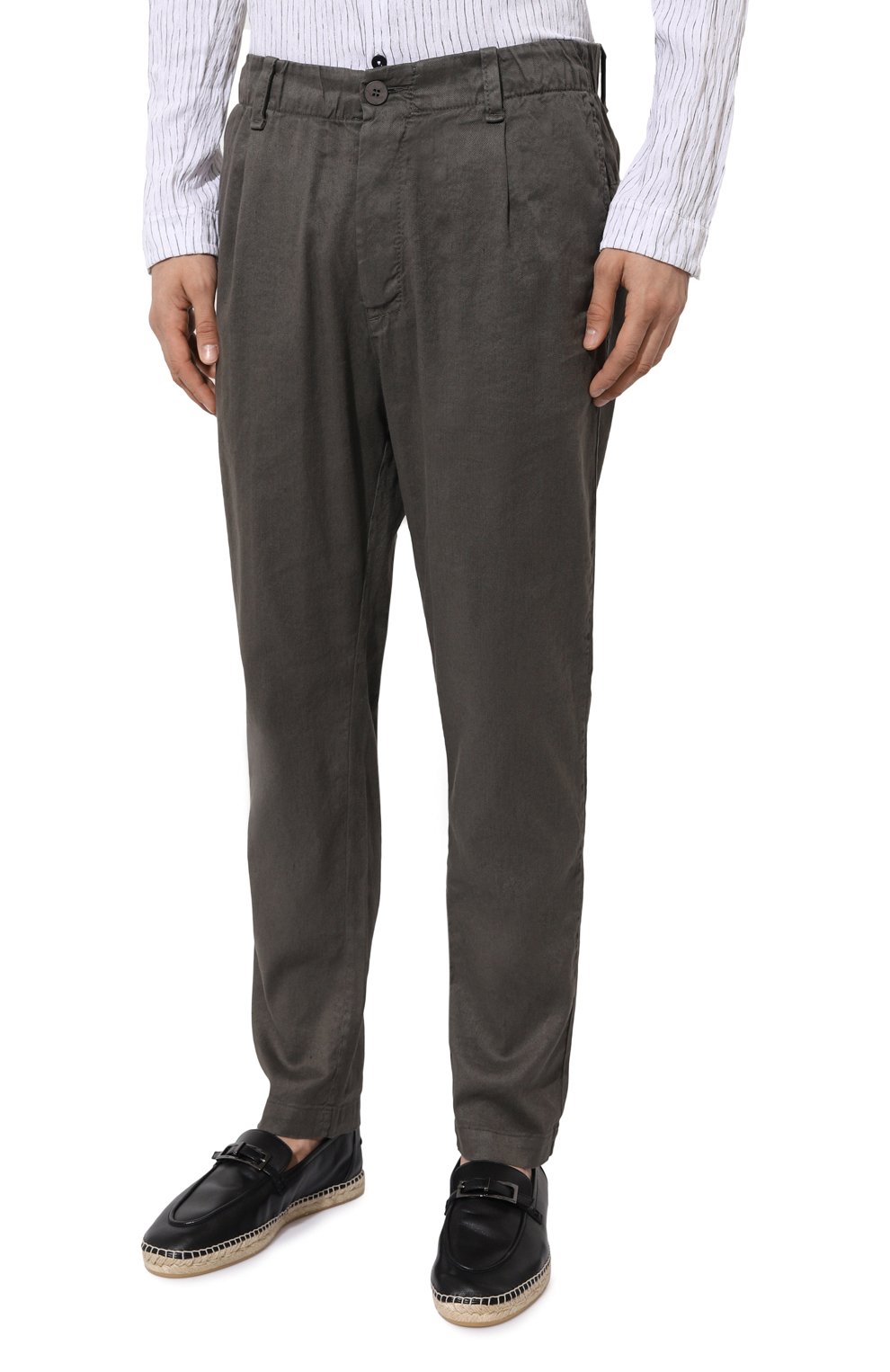 Брюки изо льна и хлопка TRANSIT, арт. CFUTRWF153, фото 3