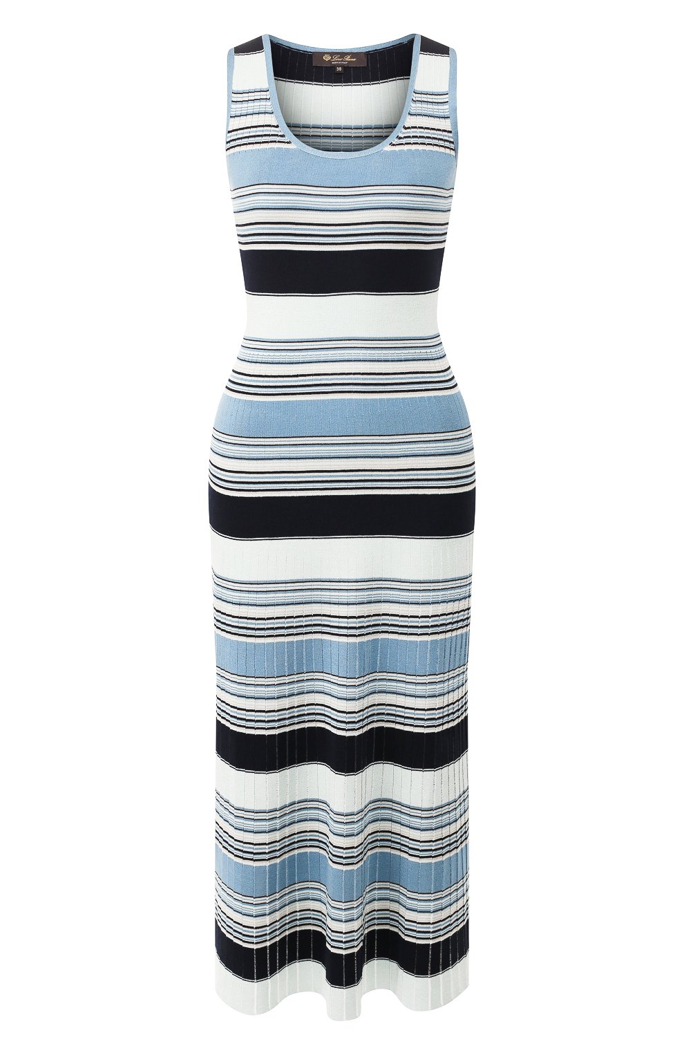 Платье из смеси шелка и хлопка LORO PIANA, арт. FAI9430, фото 1