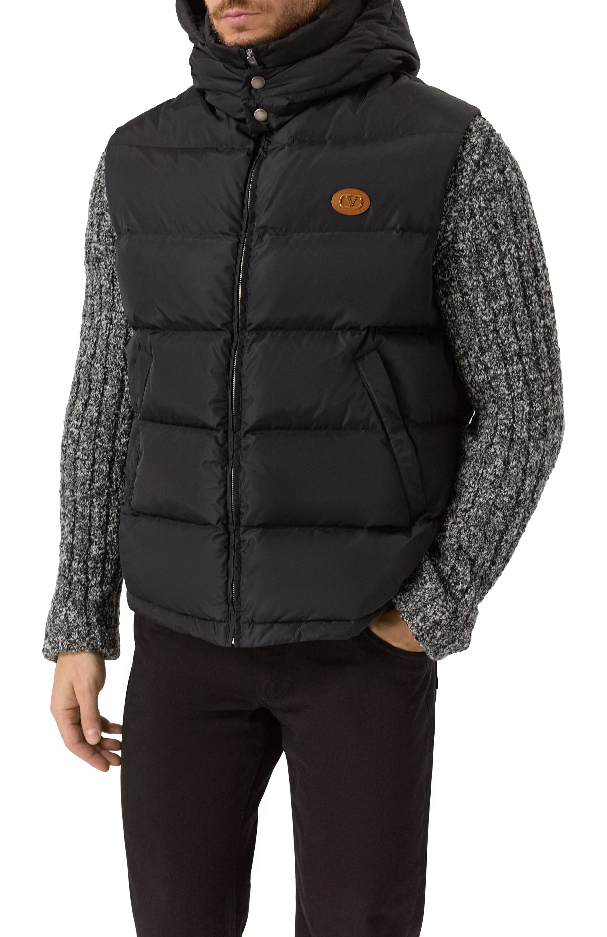 Пуховый жилет VALENTINO, арт. 7V3CQA40/6FN, фото 3