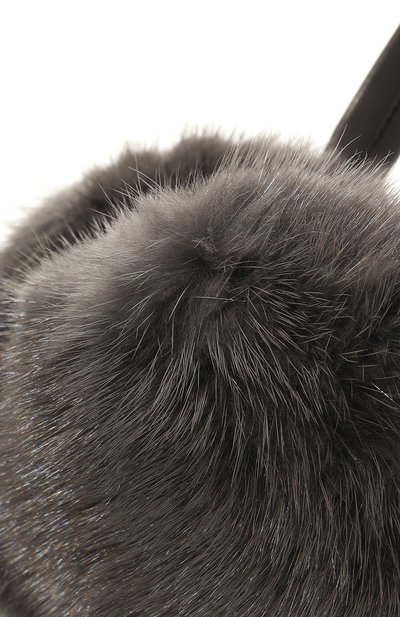 Меховые наушники из норки и кролика YVES SALOMON, арт. 25WAA303XXAGVI, фото 4