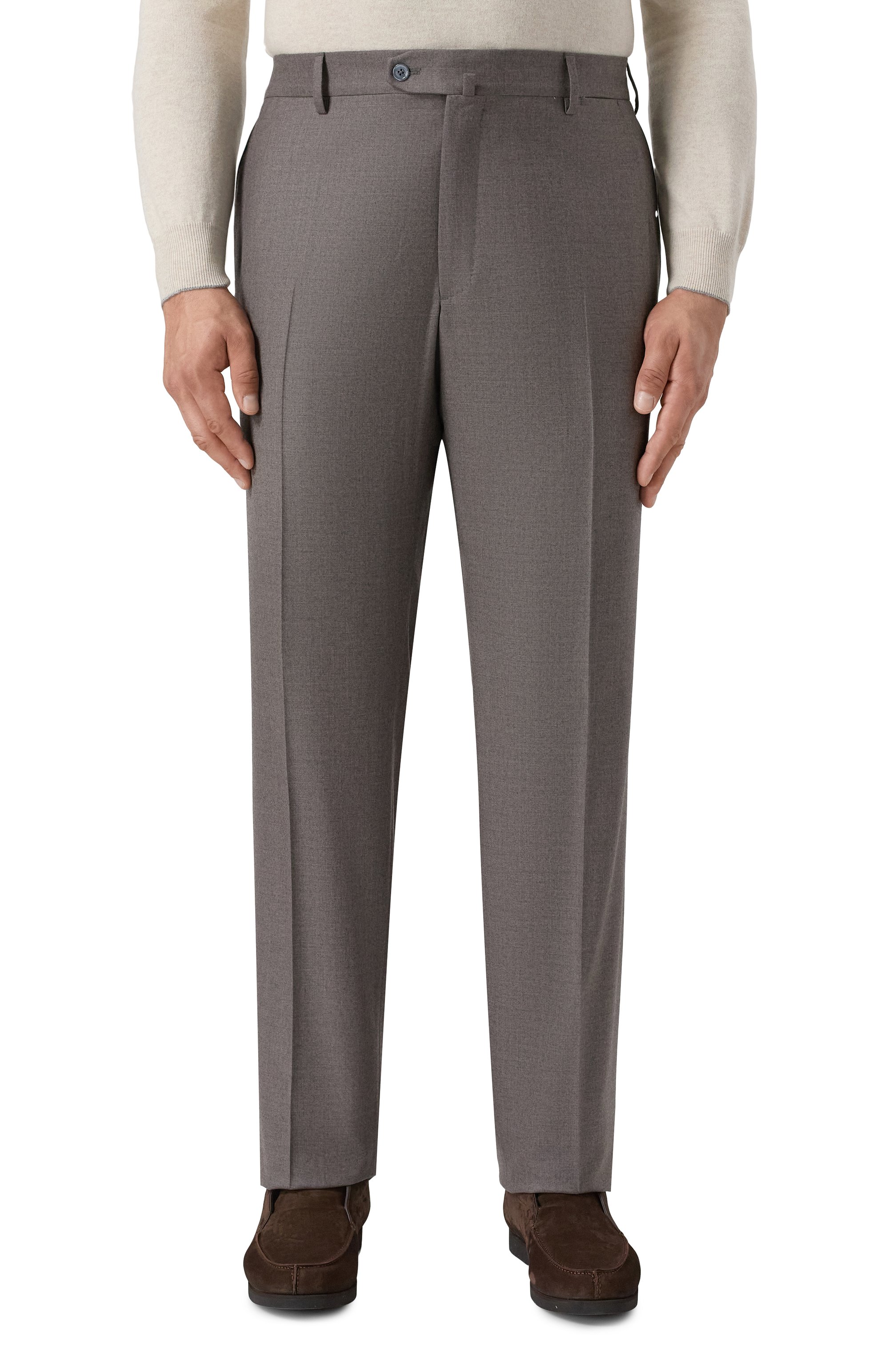 Шерстяные брюки STEFANO RICCI серого цвета по цене 123000 руб., арт. M1T022L003/W610, фото 3 Шерстяные брюки STEFANO RICCI, арт. M1T022L003/W610, фото 3