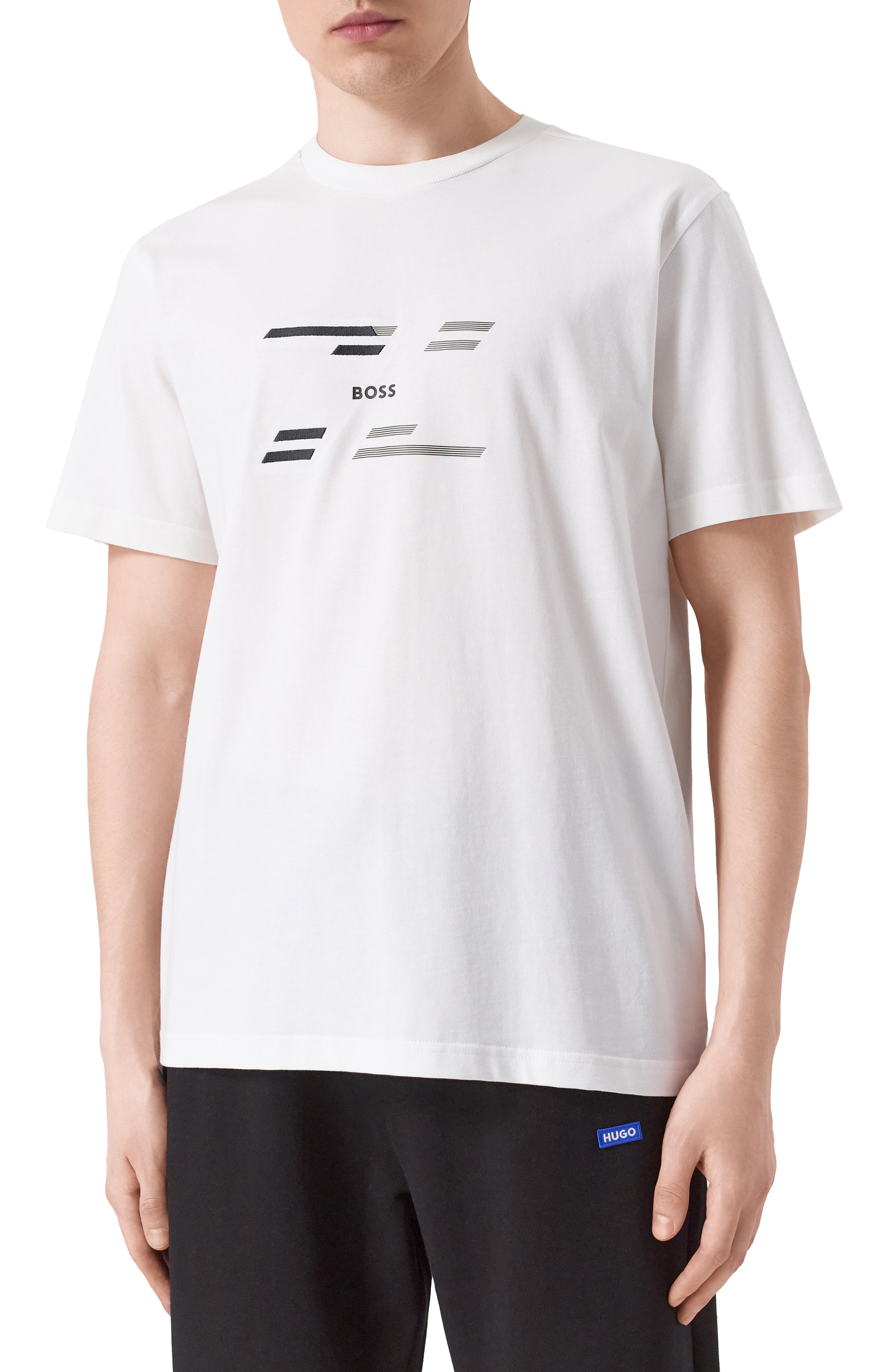 Хлопковая футболка BOSS GREEN, арт. 50530997, фото 3