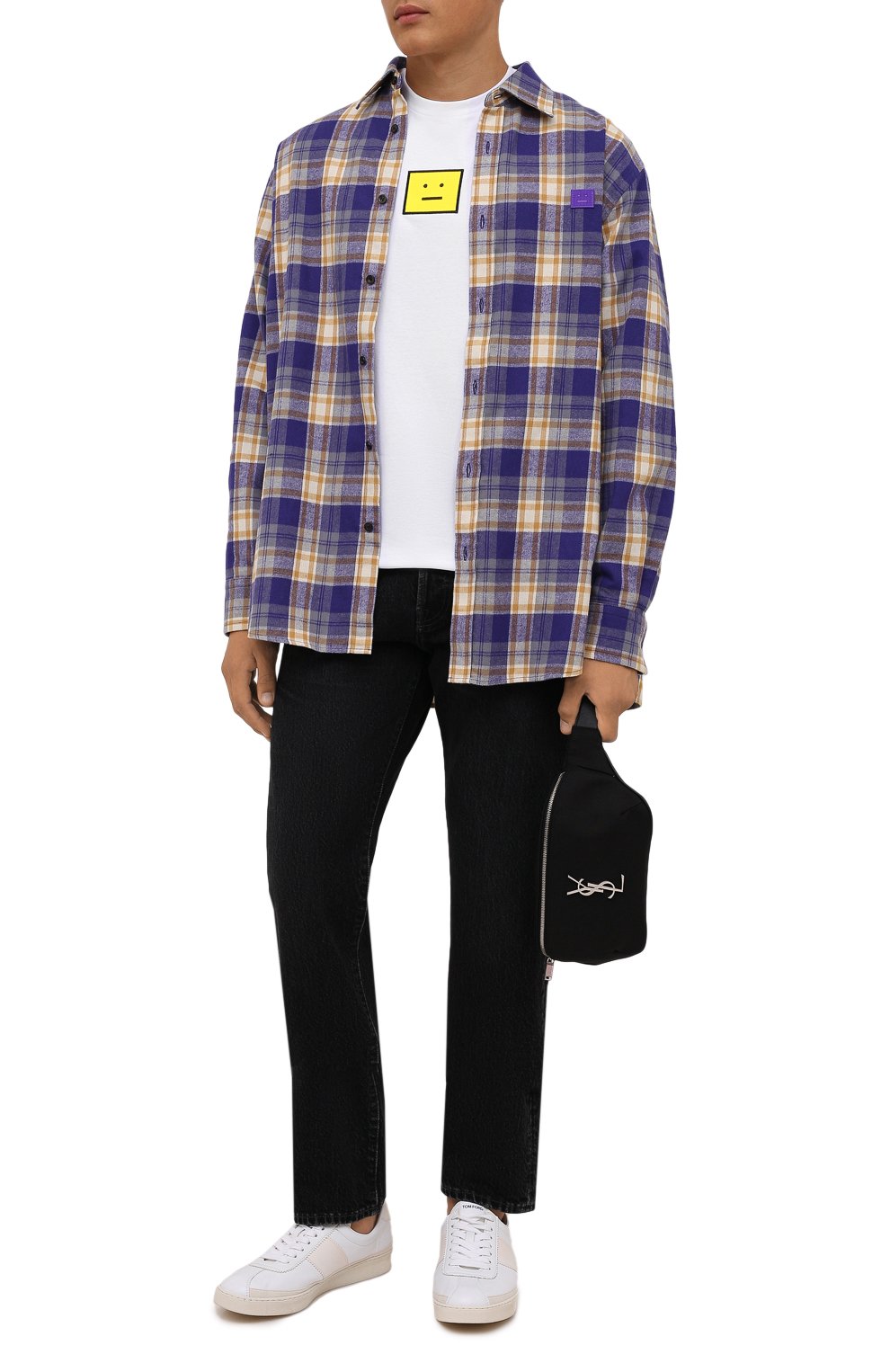 Хлопковая футболка  ACNE STUDIOS, арт. CL0101/M, фото 2