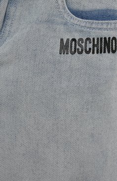 Детские джинсовые шорты MOSCHINO голубого цвета, арт. HUQ01Y/L0E23/4-8 | Фото 3 (Кросс-КТ: Деним; Материал сплава: Проставлено; Нос: Не проставлено; Материал внешний: Хлопок; Ростовка одежда: 4 года | 104 см, 5 лет | 110 см, 8 лет | 128 см, 6 лет | 116 см)