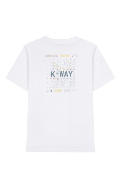 Хлопковая футболка K-WAY, арт. K5136ZW/10A-14A, фото 2
