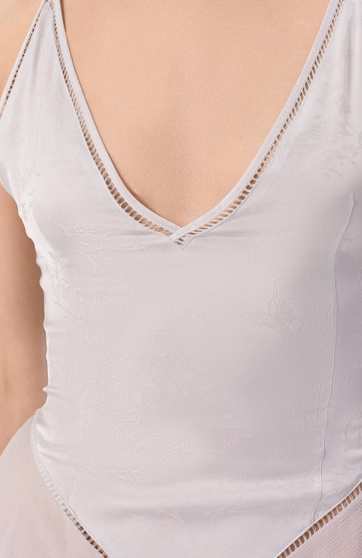 Платье из вискозы и шелка Ann Demeulemeester B0012814/FA611 Серый  B0012814/FA611 Фото 5