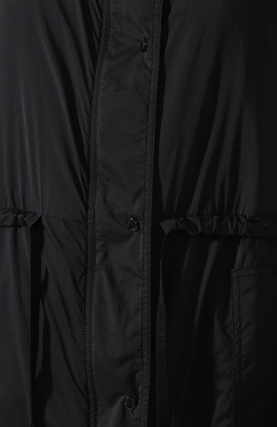 Плащ lin MONCLER черного цвета по цене 83400 руб., арт. F1-093-1D504-00-C0391, фото 5 Плащ lin MONCLER, арт. F1-093-1D504-00-C0391, фото 5