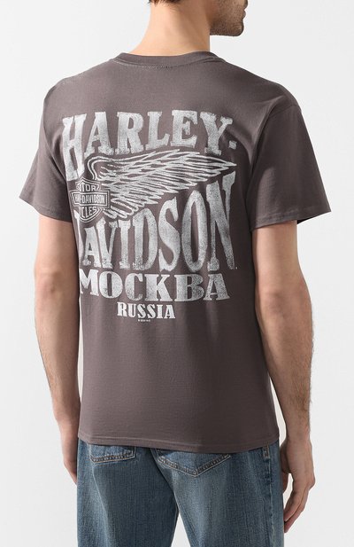 Хлопковая футболка exclusive for moscow HARLEY-DAVIDSON, арт. R003089, фото 4