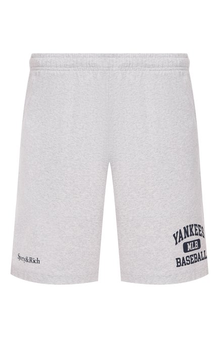 Мужские хлопковые шорты sporty &amp; rich x &#039;47 &amp; the new york yankees SPORTY AND RICH, арт. SH039623660GY03