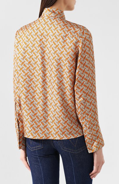 Шелковая блузка BURBERRY, арт. 4560930, фото 4