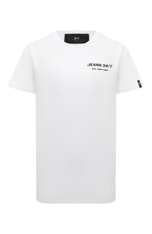 

Хлопковая футболка 3x1, Белый