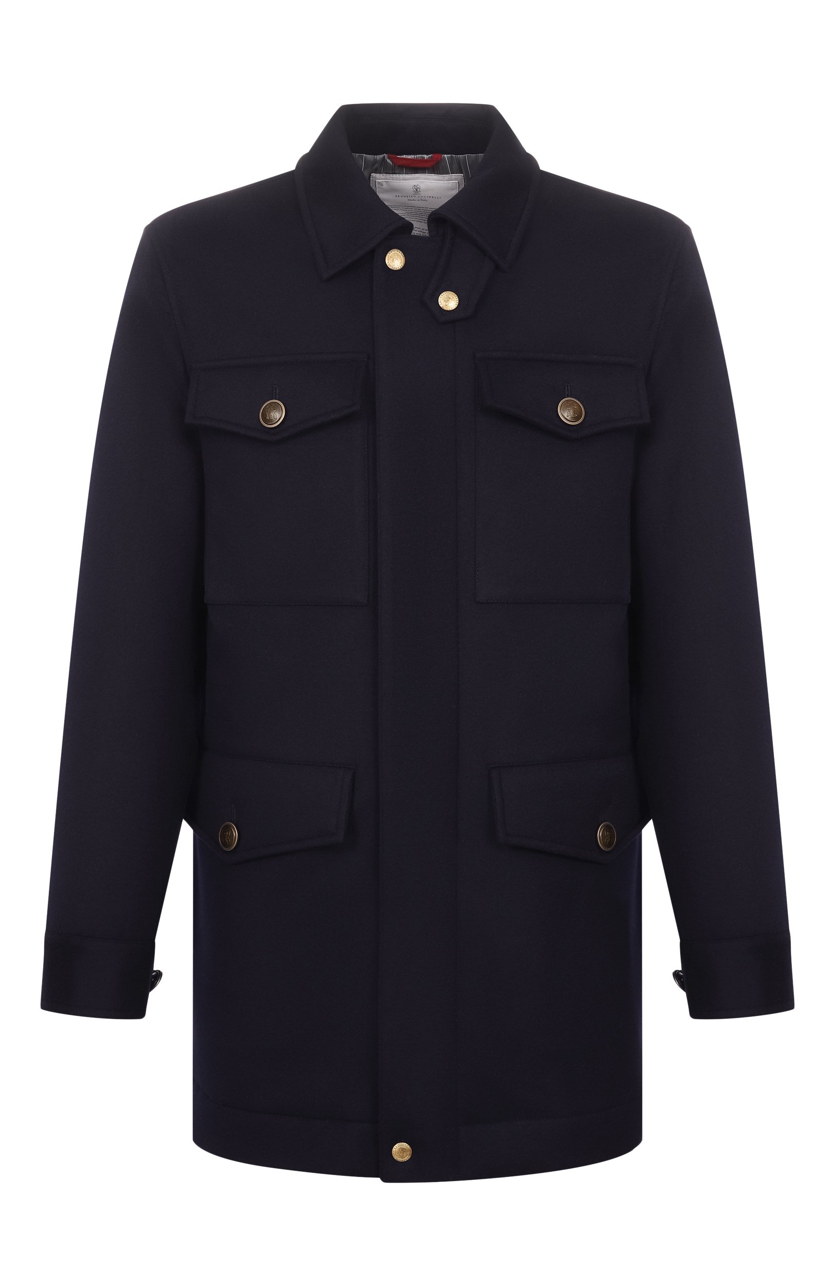 Кашемировая куртка BRUNELLO CUCINELLI темно-синего цвета по цене 1160000 руб., арт. MM4006006, фото 1 Кашемировая куртка BRUNELLO CUCINELLI, арт. MM4006006, фото 1