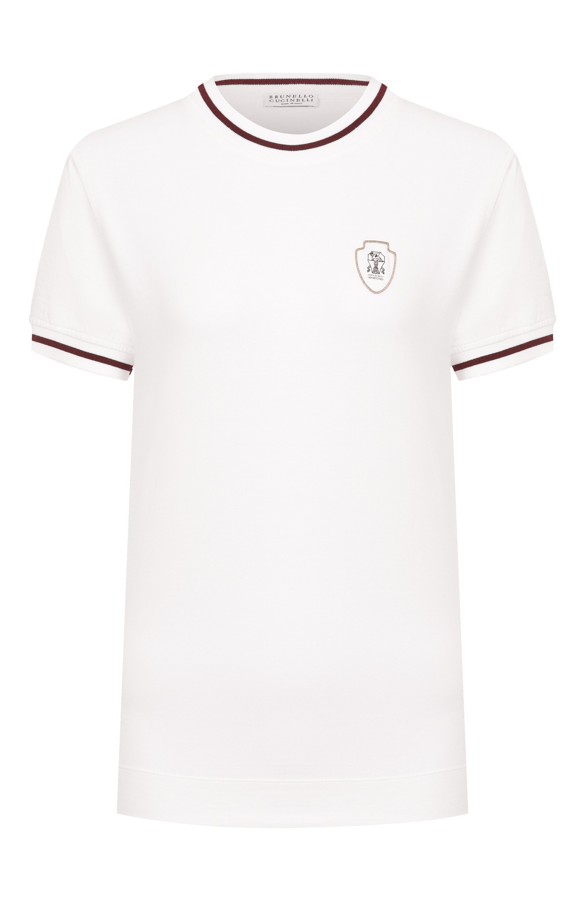 Хлопковая футболка BRUNELLO CUCINELLI, арт. M0T81VD110, фото 1