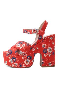 Текстильные босоножки MIU MIU, арт. 5XZ440-3L7I-F0011-125, фото 2