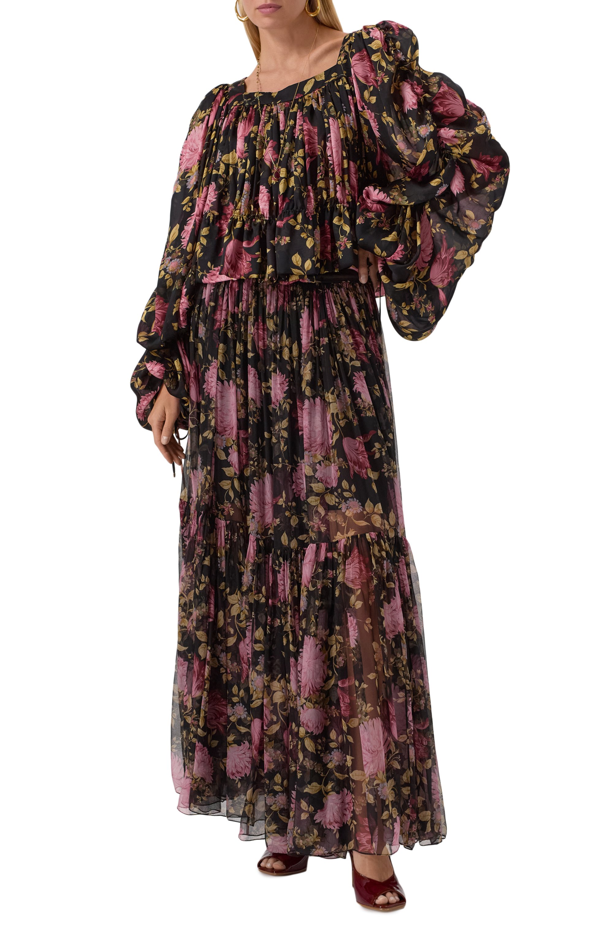 Шелковая юбка CHLOÉ, арт. CH25UJU10459, фото 2