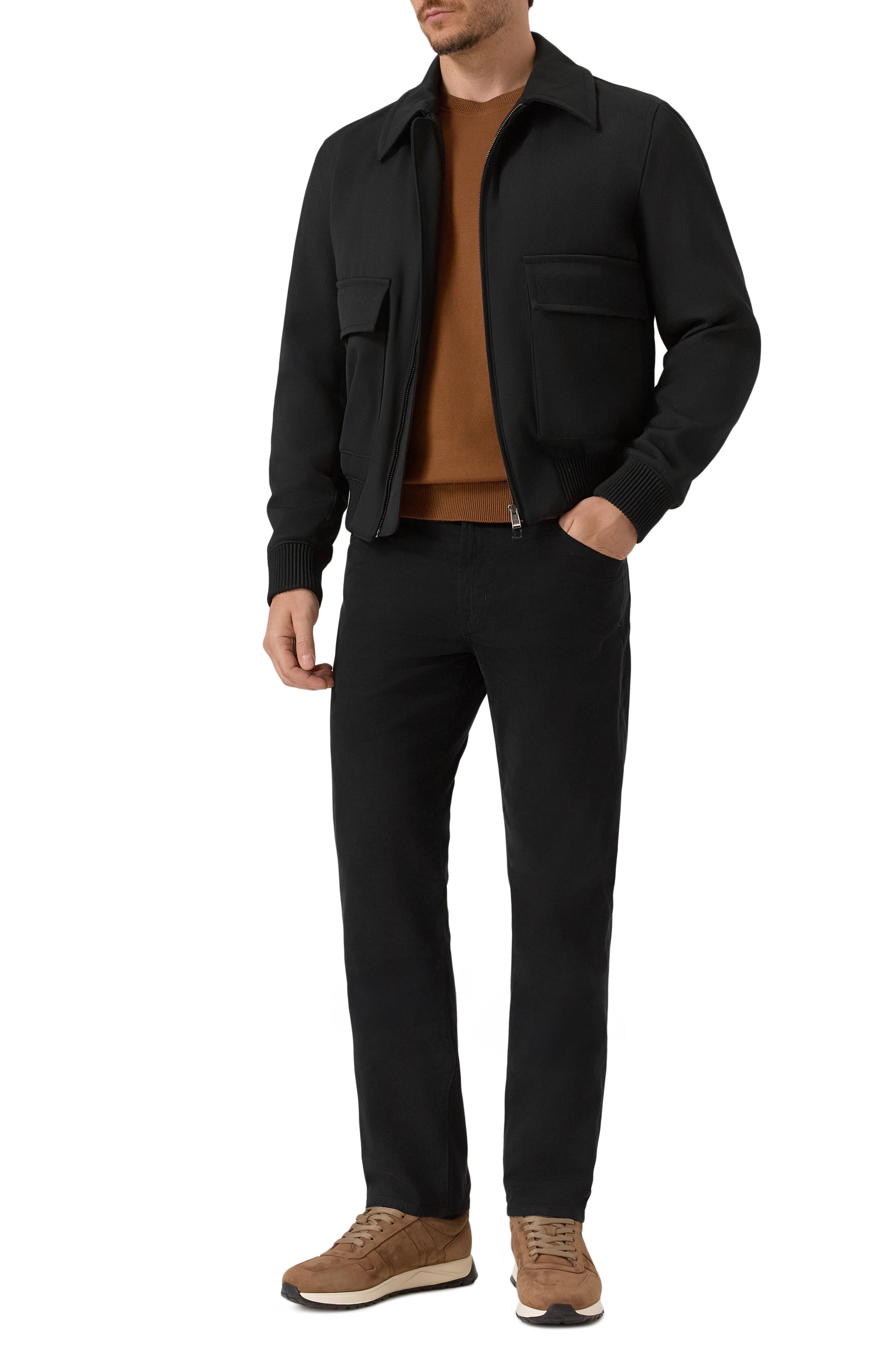 Хлопковый джемпер BOSS, арт. 50543136, фото 2