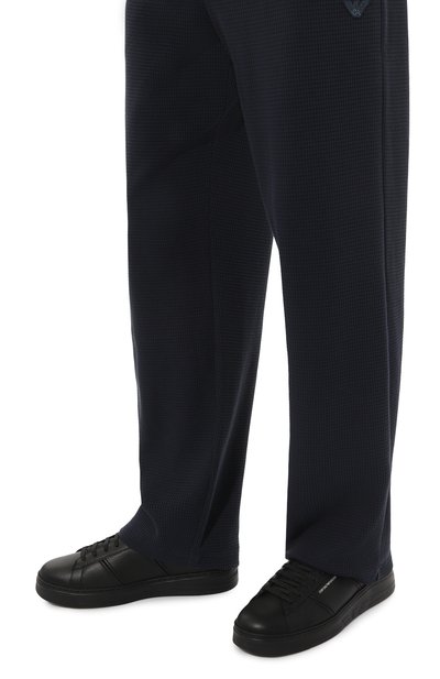 Кожаные кеды EMPORIO ARMANI, арт. X4X570/XN840, фото 3