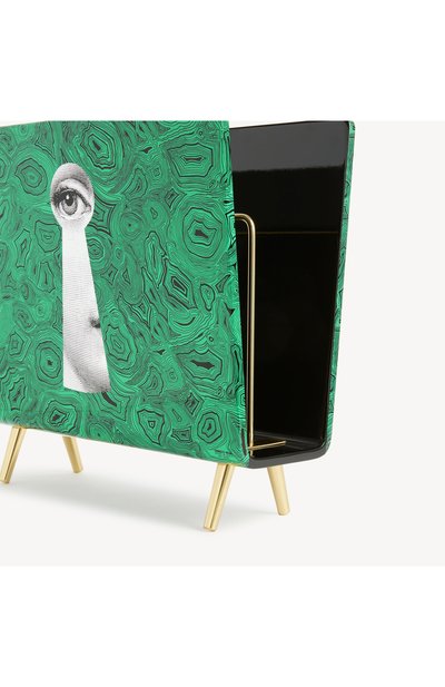 Подставка для журналов serratura on malachite FORNASETTI зеленого цвета по цене 365500 руб., арт. C40Y104, фото 3 Подставка для журналов serratura on malachite FORNASETTI, арт. C40Y104, фото 3