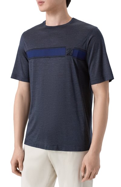 Шелковая футболка ZILLI, арт. TSR02AM0608VZLE01, фото 3