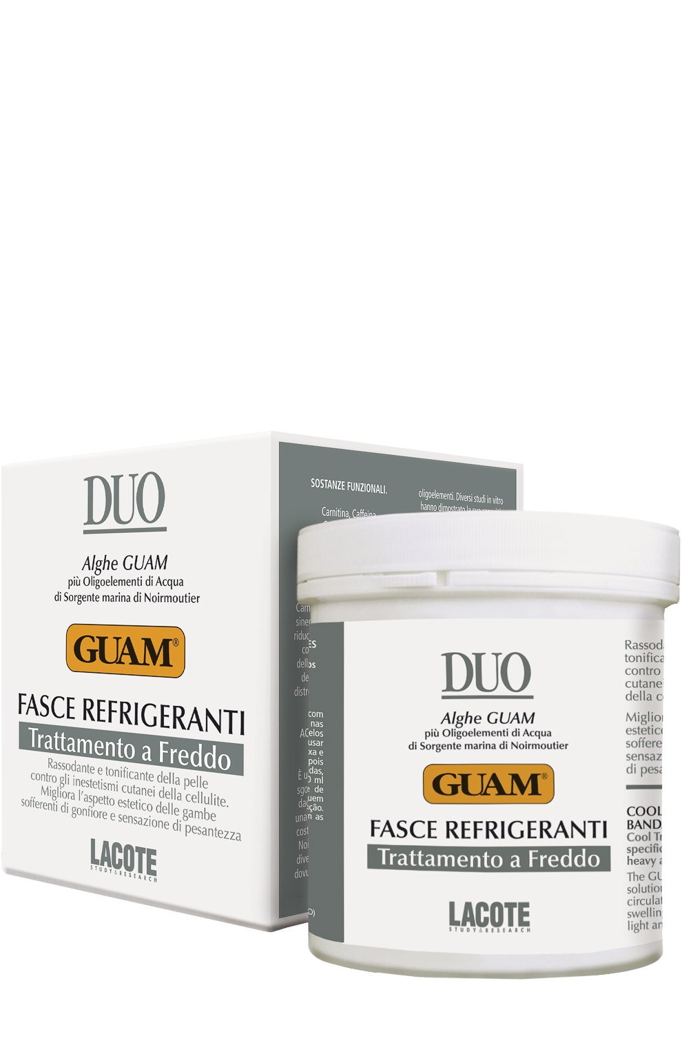 Бинты для снятия отёчности ног с охлаждающим эффектом duo (200ml) GUAM, арт. 8025021820828, фото 1