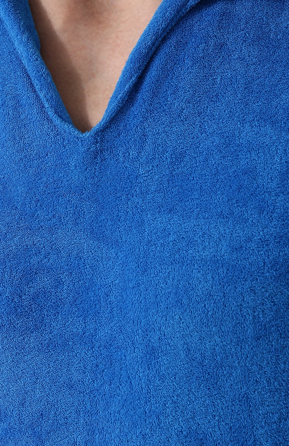 Хлопковое поло с v-образным вырезом ANDREA CAMPAGNA, арт. EUR0/D, фото 5