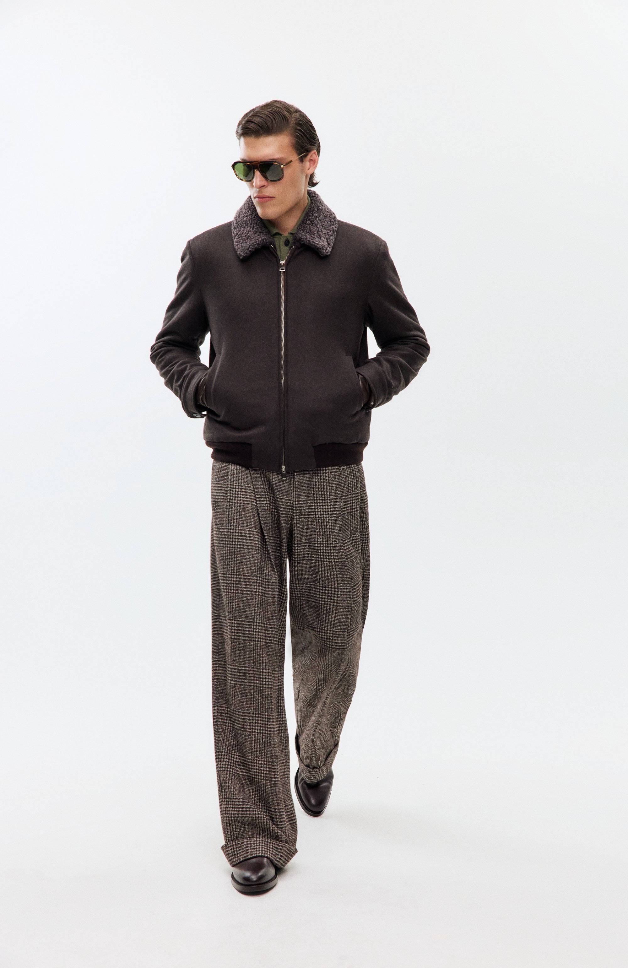 Бомбер с подкладкой из овчины ANDREA CAMPAGNA, арт. 25U411-VIT2S28X, фото 6