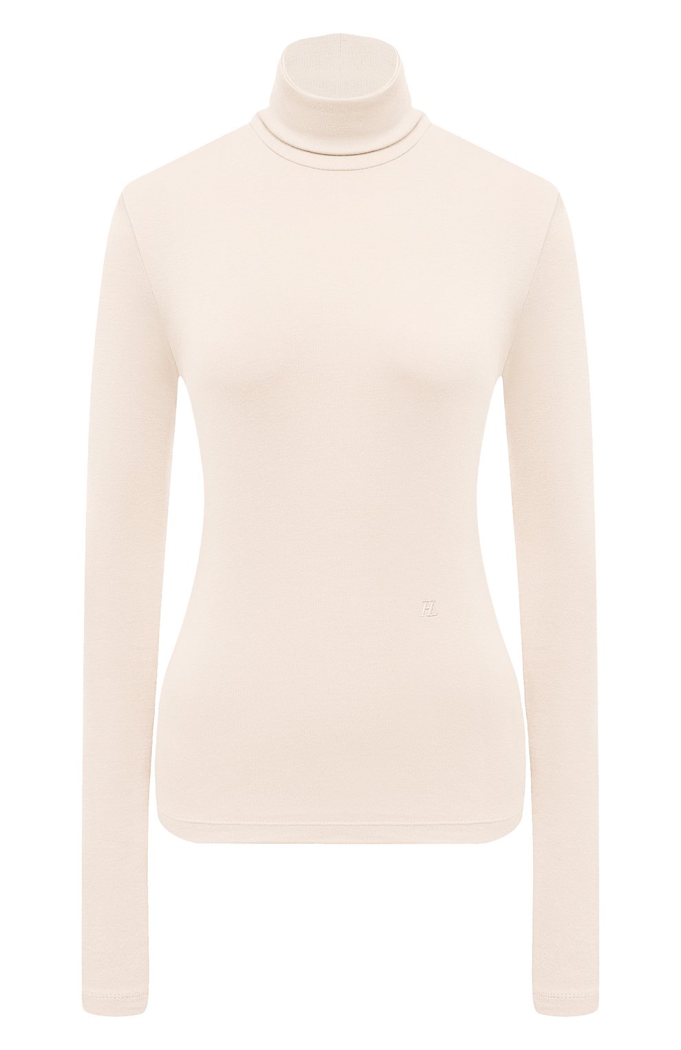 Водолазка HELMUT LANG молочного цвета по цене 21300 руб., арт. 001HW518, фото 1 Водолазка HELMUT LANG, арт. 001HW518, фото 1