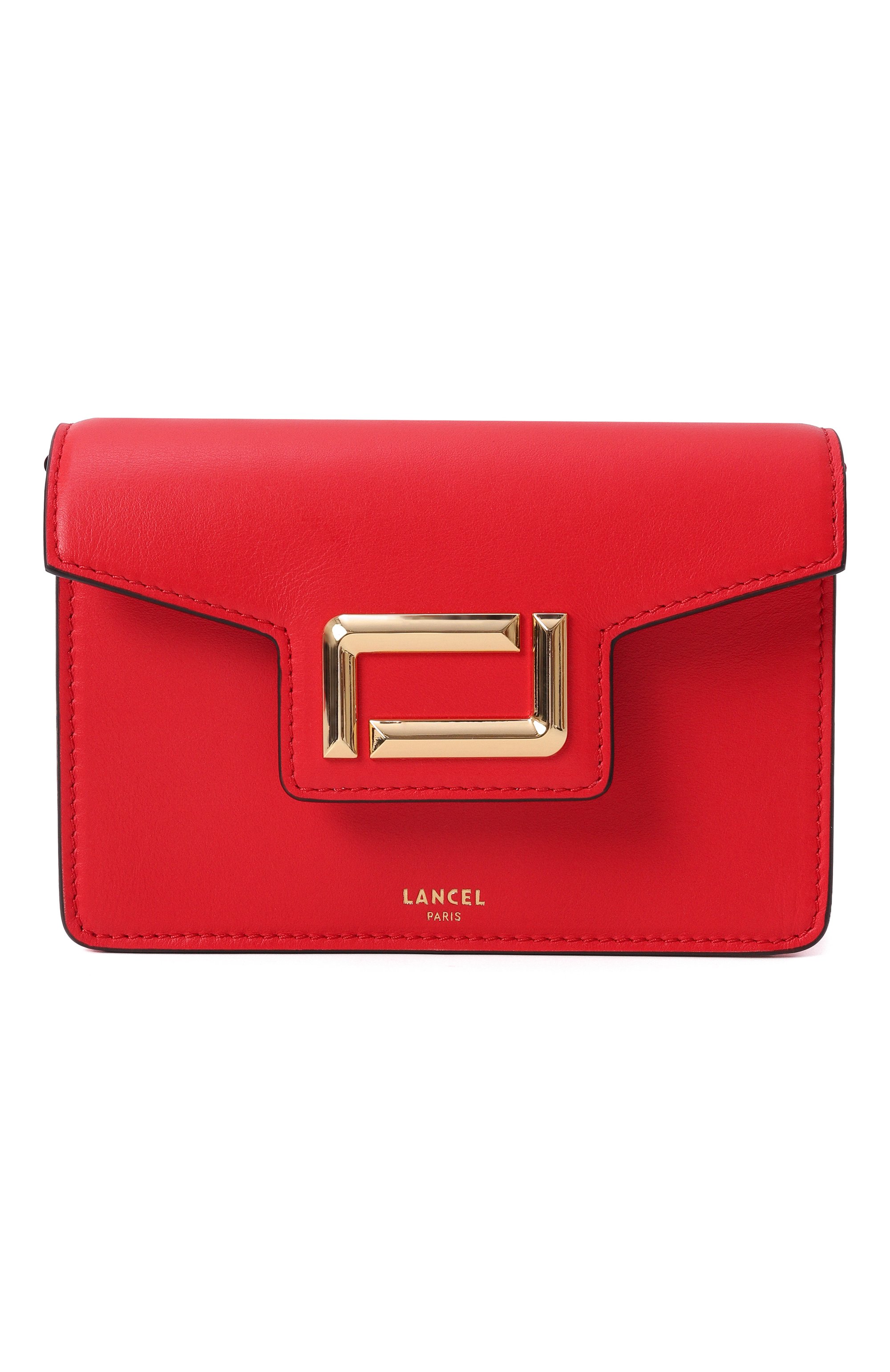 Сумка angele mini LANCEL красного цвета по цене 58850 руб., арт. A13275, фото 1 Сумка angele mini LANCEL, арт. A13275, фото 1