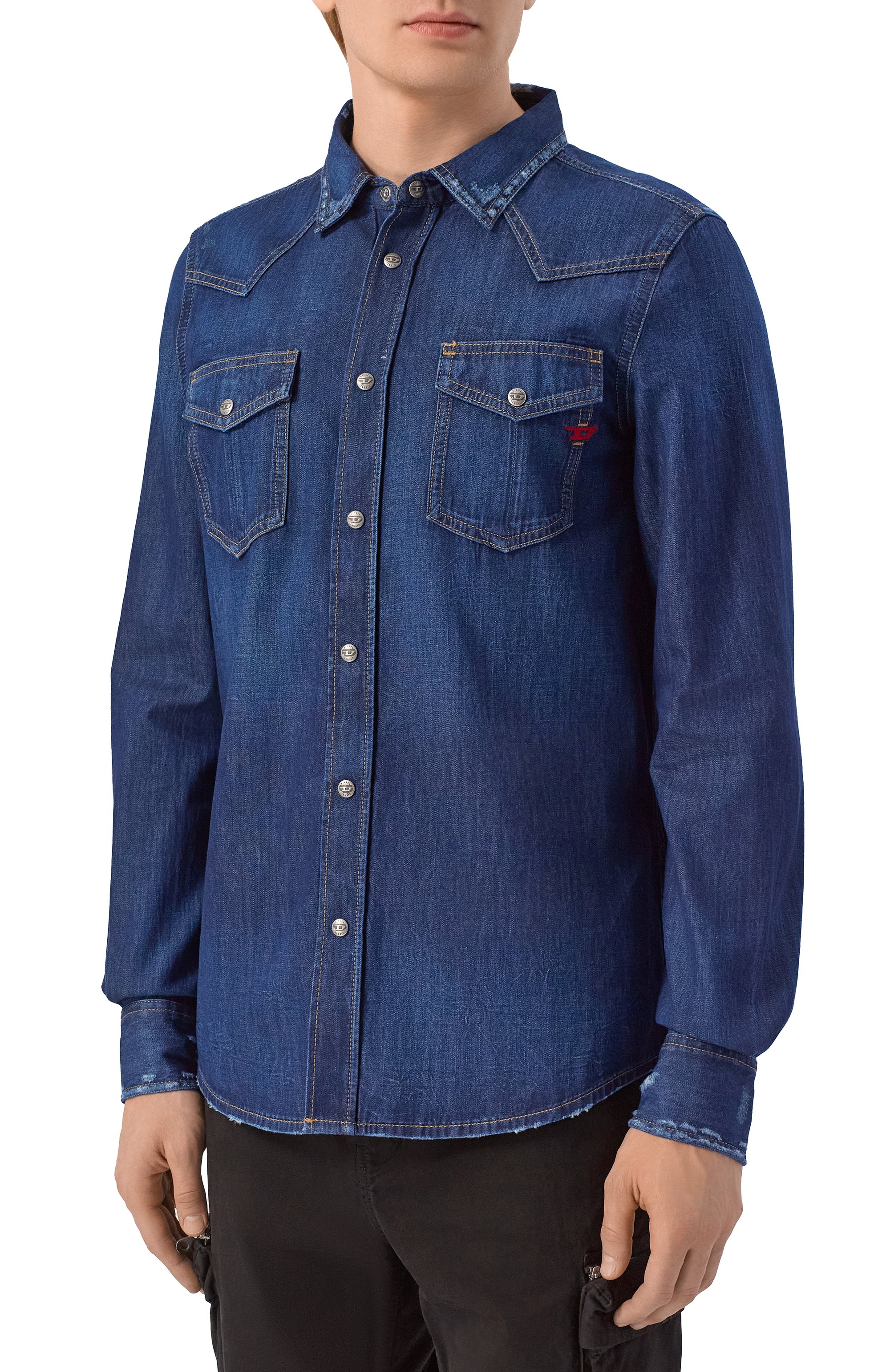 Джинсовая рубашка d-vega DIESEL, арт. A12622/0BEBP, фото 3