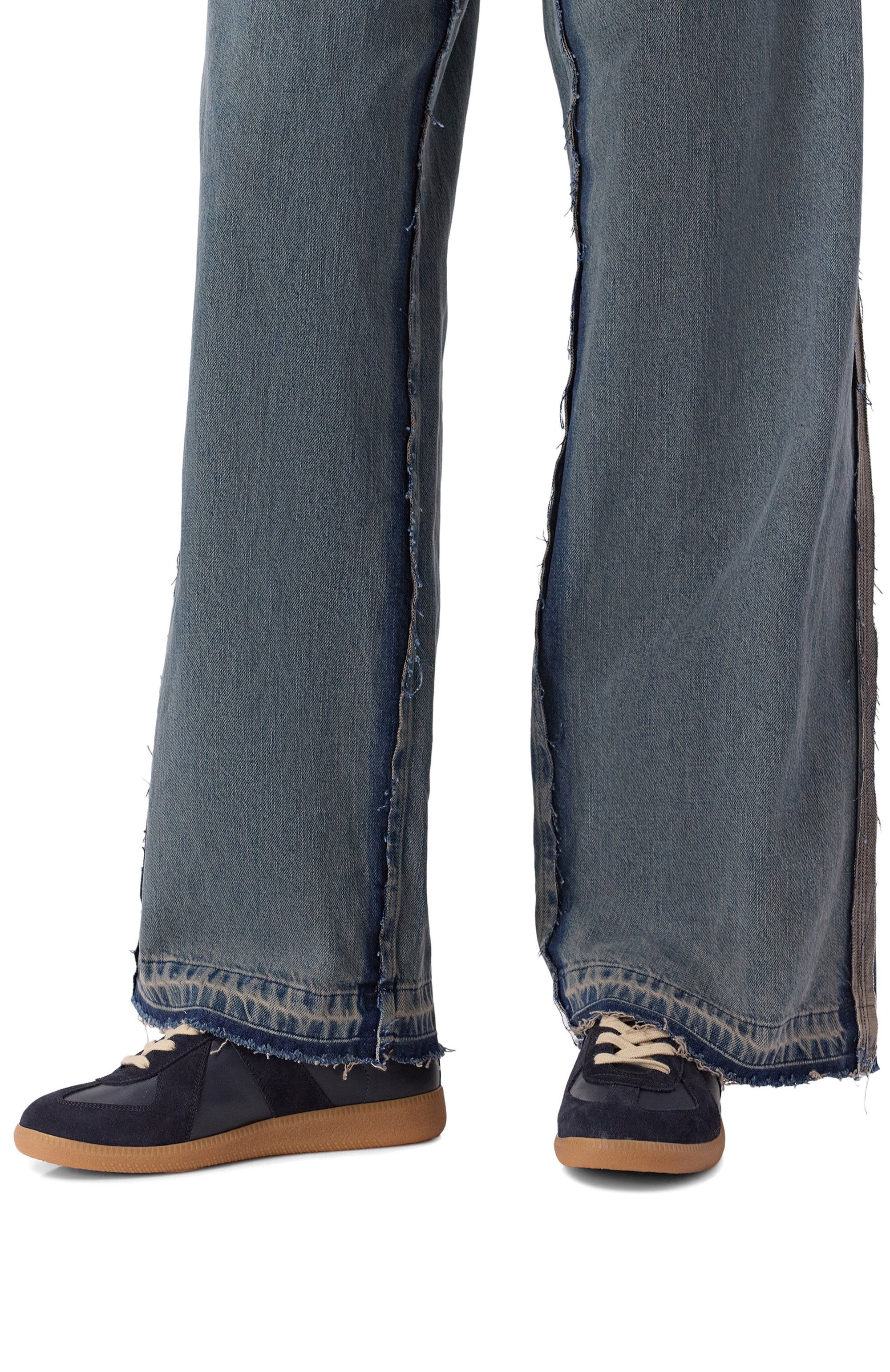 Кожаные кеды replica MAISON MARGIELA темно-синего цвета по цене 77900 руб., арт. S58WS0109/P1895, фото 2 Кожаные кеды replica MAISON MARGIELA, арт. S58WS0109/P1895, фото 2