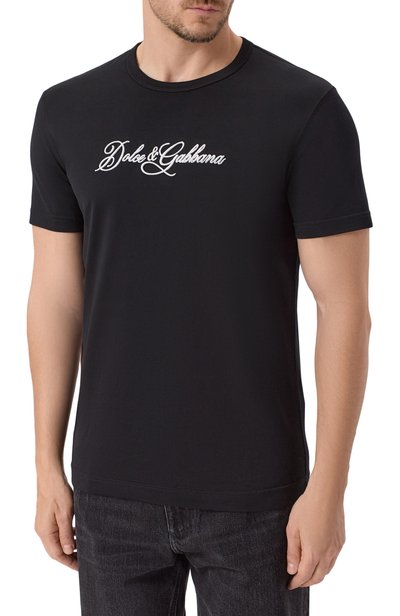 Хлопковая футболка DOLCE & GABBANA, арт. G8PT1Z/G7P9K, фото 3