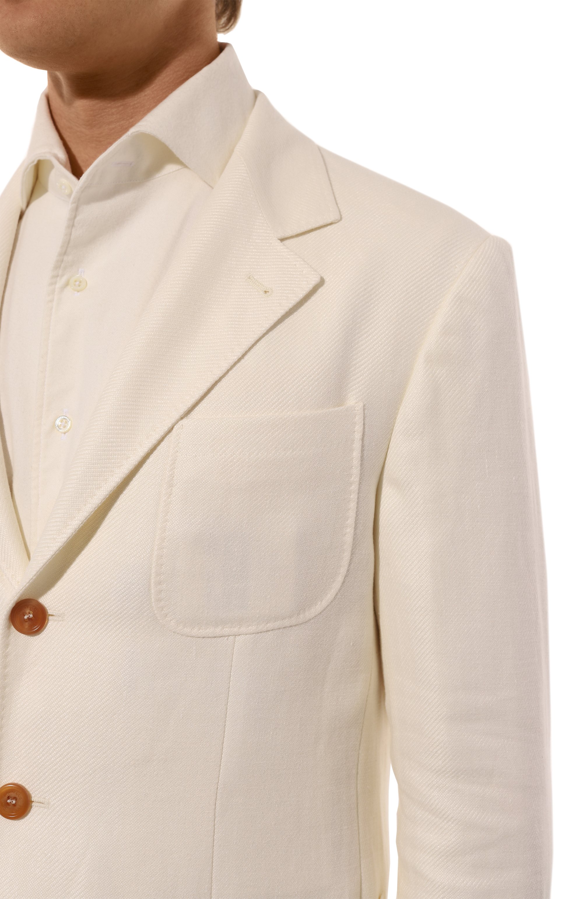 Костюм изо льна и шерсти BRUNELLO CUCINELLI, арт. MW482EDNS, фото 8