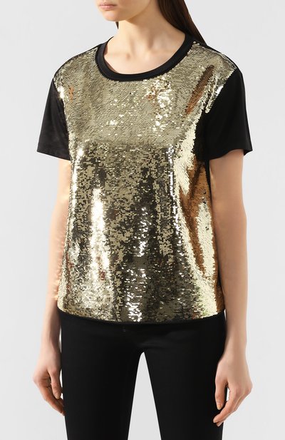 Футболка с пайетками EMPORIO ARMANI, арт. 3H2T6S/2JWRZ, фото 3