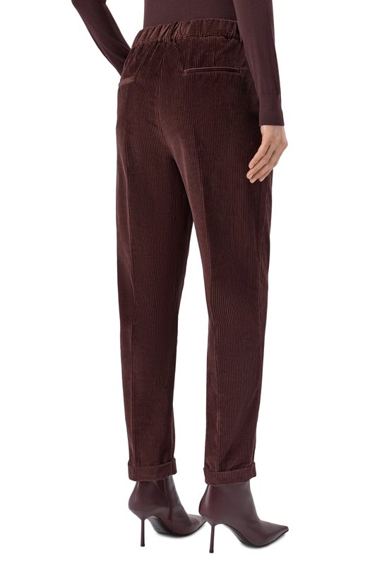 Вельветовые брюки Kiton D50105S06325 Коричневый  D50105S06325 Фото 4