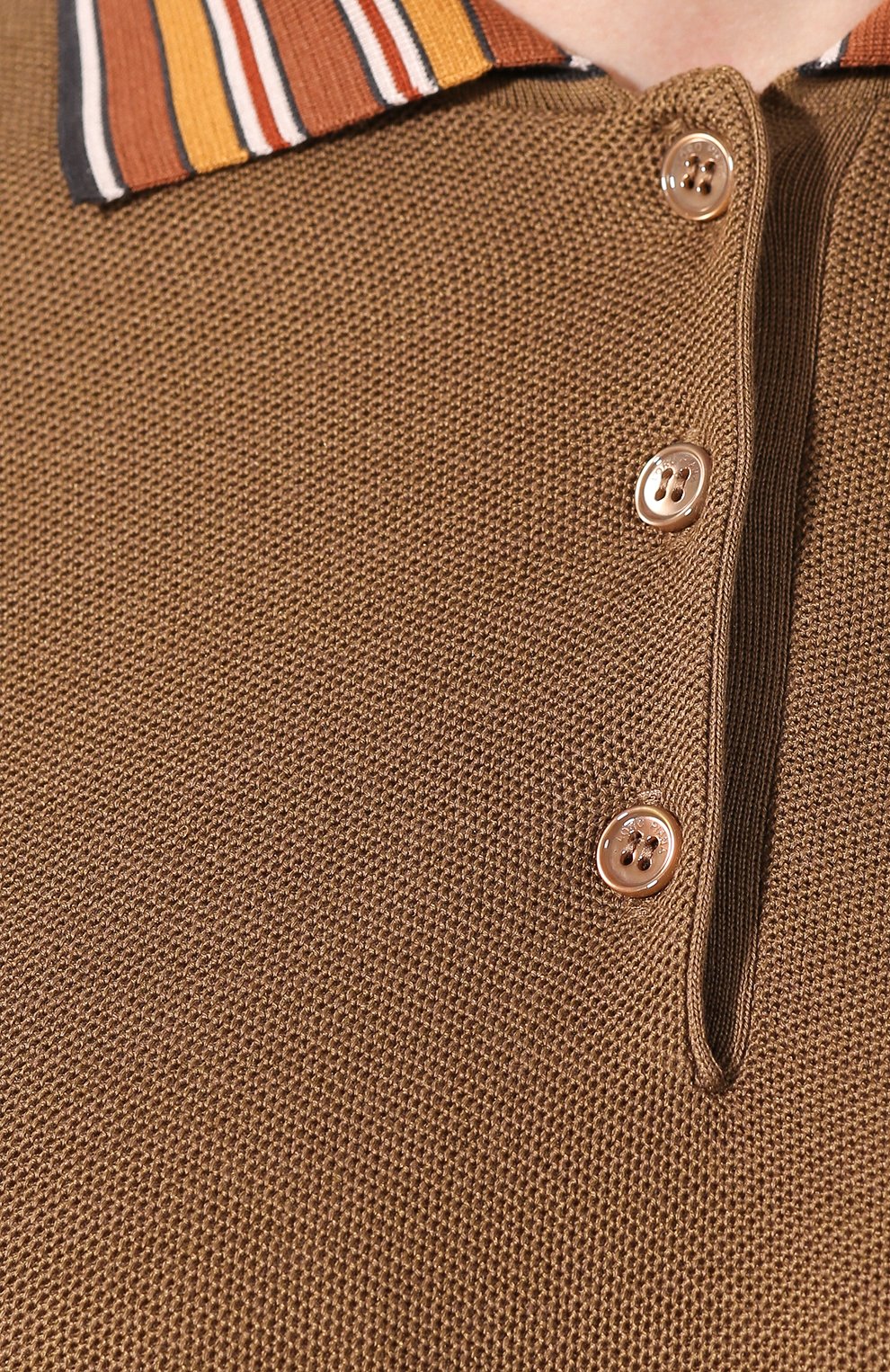 Поло из смеси шелка и хлопка LORO PIANA, арт. FAL1362, фото 5