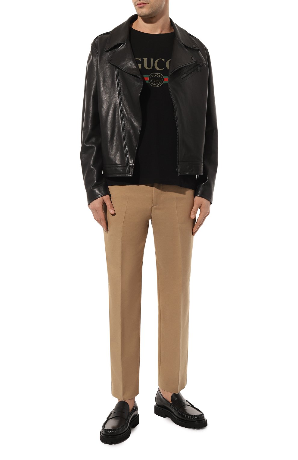 Хлопковая футболка GUCCI, арт. 440103 X3F05, фото 2