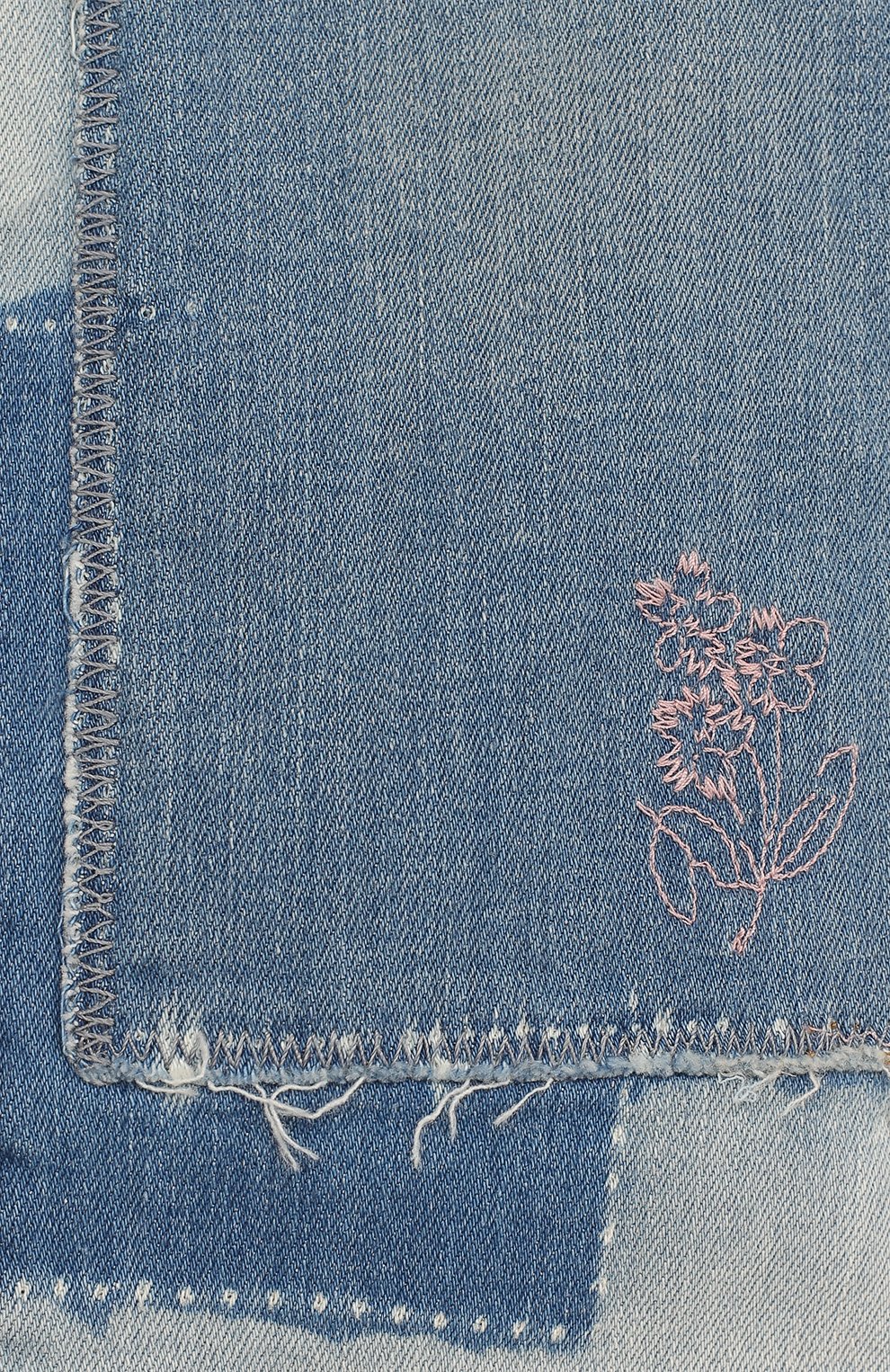 Джинсы с декоративными потертостями и вышивкой POLO RALPH LAUREN, арт. 313689943, фото 3