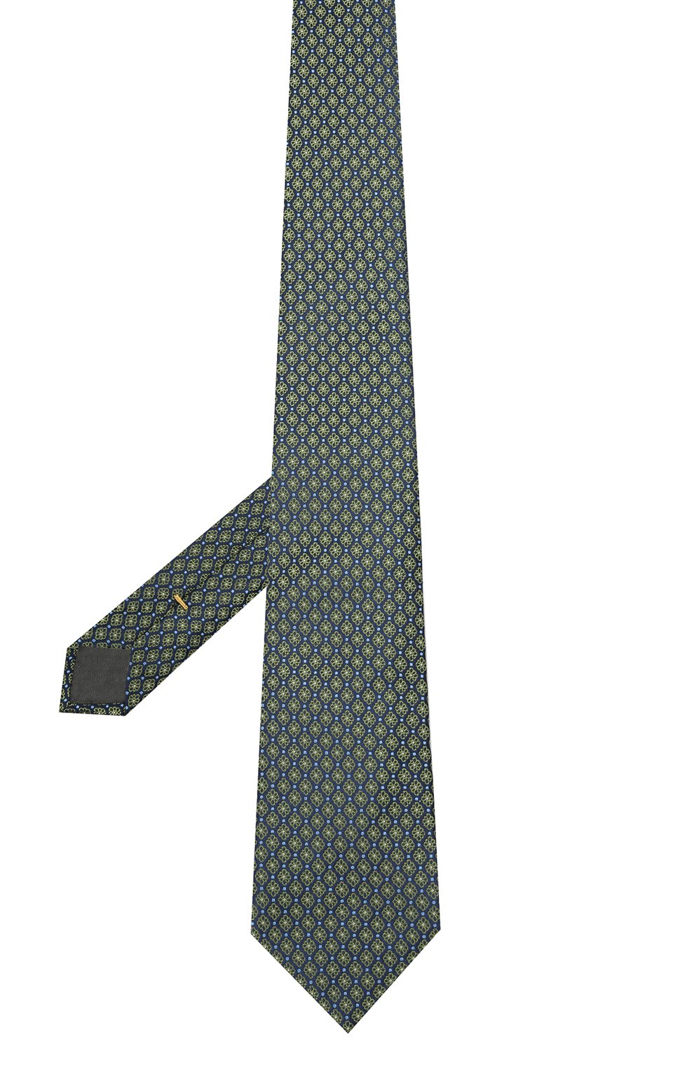 Шелковый галстук CANALI хаки цвета по цене 12700 руб., арт. 18/HJ03076, фото 2 Шелковый галстук CANALI, арт. 18/HJ03076, фото 2