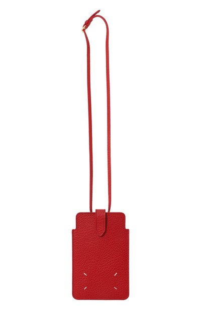 Кожаный чехол для iphone MAISON MARGIELA красного цвета по цене 36850 руб., арт. SA1VZ0008/P4455, фото 4 Кожаный чехол для iphone MAISON MARGIELA, арт. SA1VZ0008/P4455, фото 4