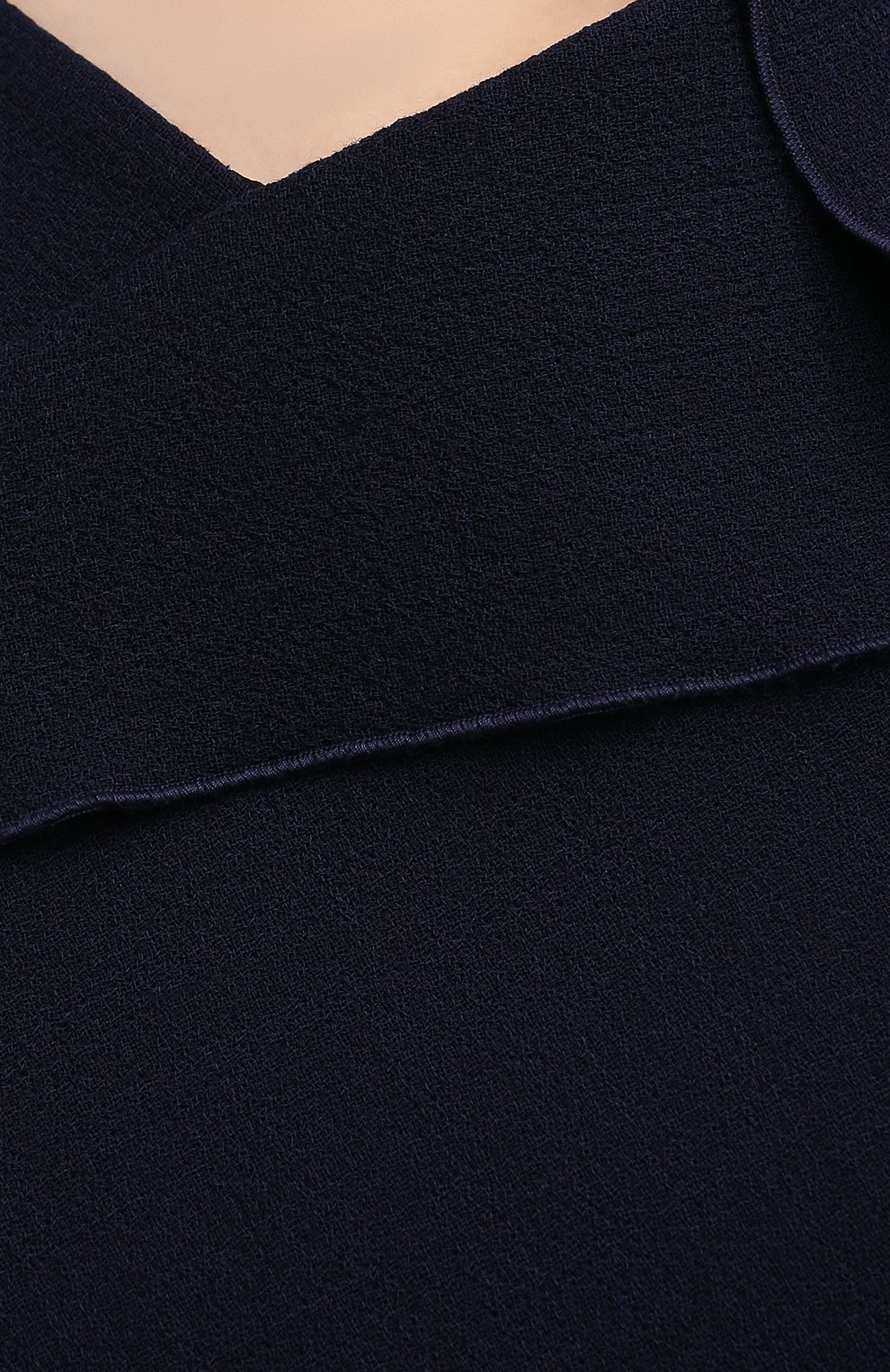 Шерстяной топ ROLAND MOURET синего цвета по цене 69800 руб., арт. PW20/S0968/F4044, фото 5 Шерстяной топ ROLAND MOURET, арт. PW20/S0968/F4044, фото 5