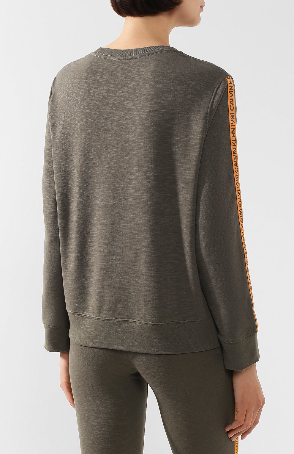 Хлопковый свитшот CALVIN KLEIN, арт. QS6320E, фото 4