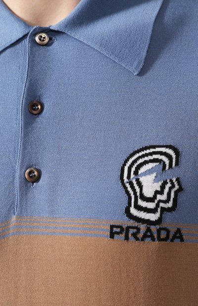 Шерстяное поло PRADA, арт. UMA290-1WN4-F0XX7-151, фото 5